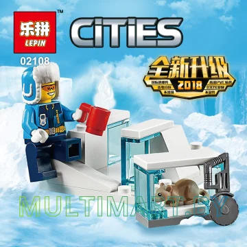 Конструктор Lepin 02108 Арктическая экспедиция - арктический вездеход (224 детали) картинка 5